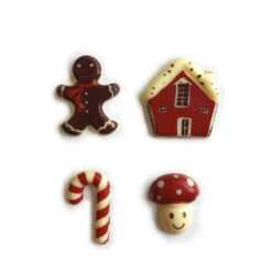 4 Personaggi Di Natale - Cioccolato Bianco