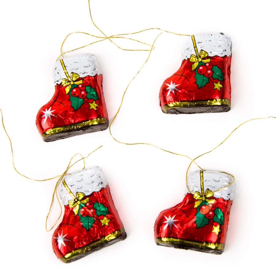 4 Stivali Di Natale Al Cioccolato 1 4 Stivali Di Natale Al Cioccolato