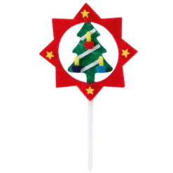 4 Stuzzicadenti Stelle E Alberi Di Natale In Feltro