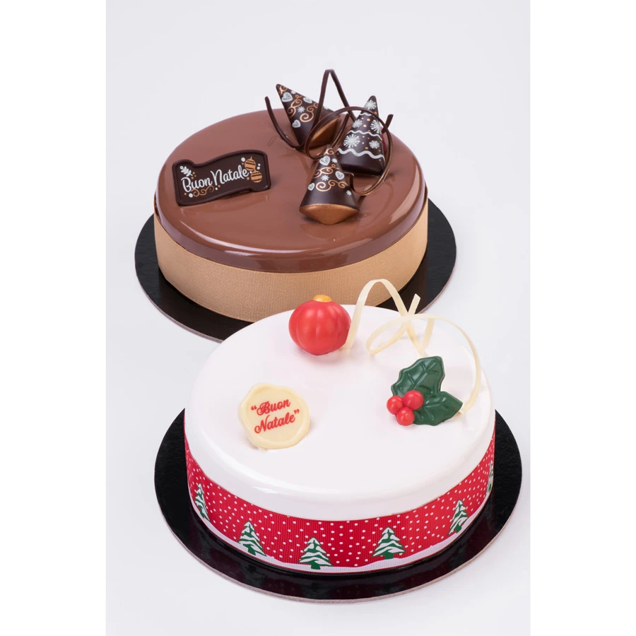 Nastro Per Torta - PAesaggio Natale (4 Cm - 1 M) 3 Nastro Per Torta - PAesaggio Natale (4 Cm - 1 M) - immagine 3