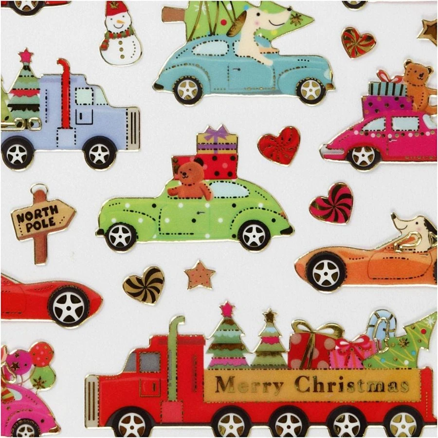 Adesivi - Macchine Di Natale 2 Adesivi - Macchine Di Natale - immagine 2