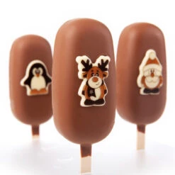 3 Fugurine Di Natale - Cioccolato Bianco -Meri-Meri Outlet 31585