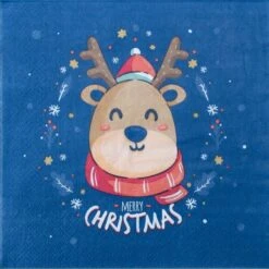 20 Tovaglioli Di Natale - Renna