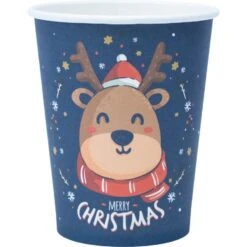 6 Bicchieri Di Natale - Renna