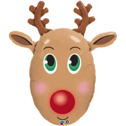 Palloncino Gigante Renne Di Babbo Natale