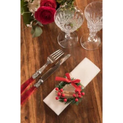 Segnaposto Corona Di Natale Rosso -Meri-Meri Outlet 7090 1