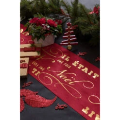 Runner Tavolo C'era Una Volta Natale Rosso -Meri-Meri Outlet 7093 5