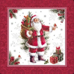 20 Tovaglioli Grandi - Babbo Natale Vintage