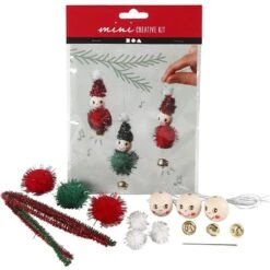 Mini Kit Creativo - Elfi Di Natale
