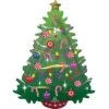 Palloncino Gigante Albero Di Natale - 91 Cm