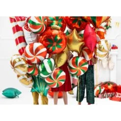Palloncino Mylar Pallina Di Natale - 45 Cm -Meri-Meri Outlet FB115 03 H AK