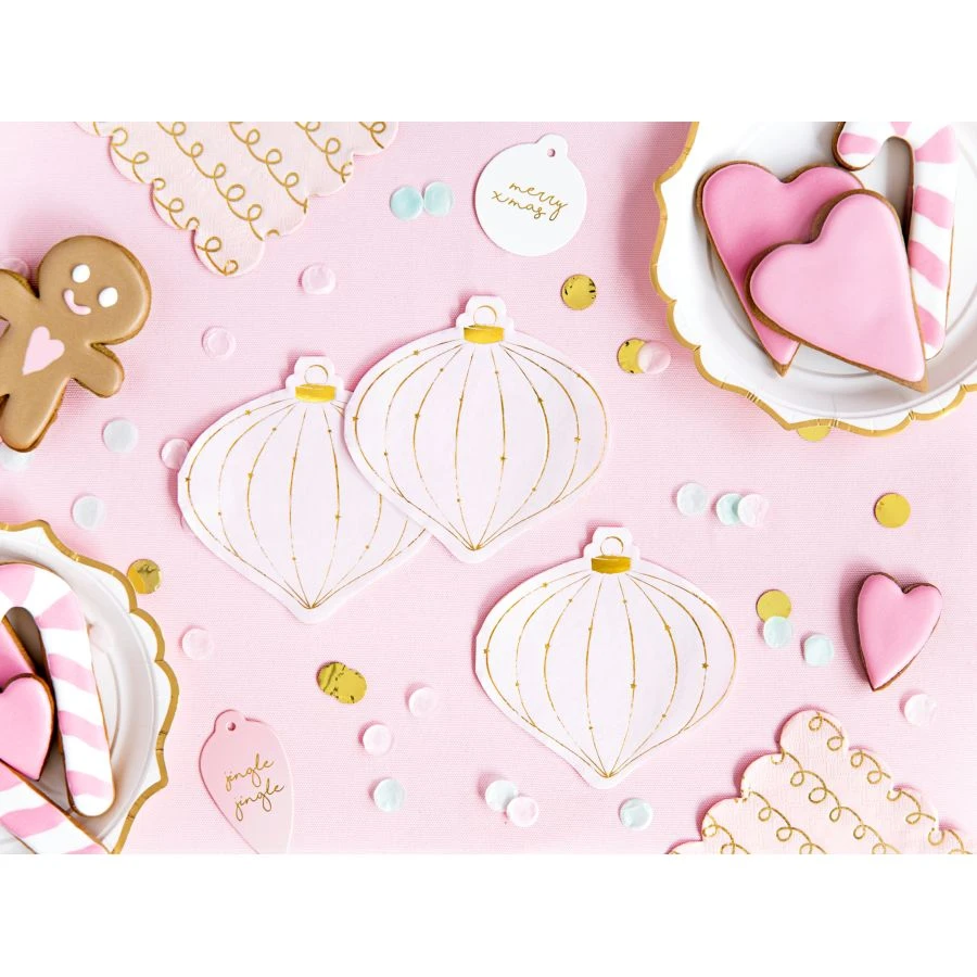 20 Tovaglioli Pallina Di Natale 2 20 Tovaglioli Pallina Di Natale - immagine 2