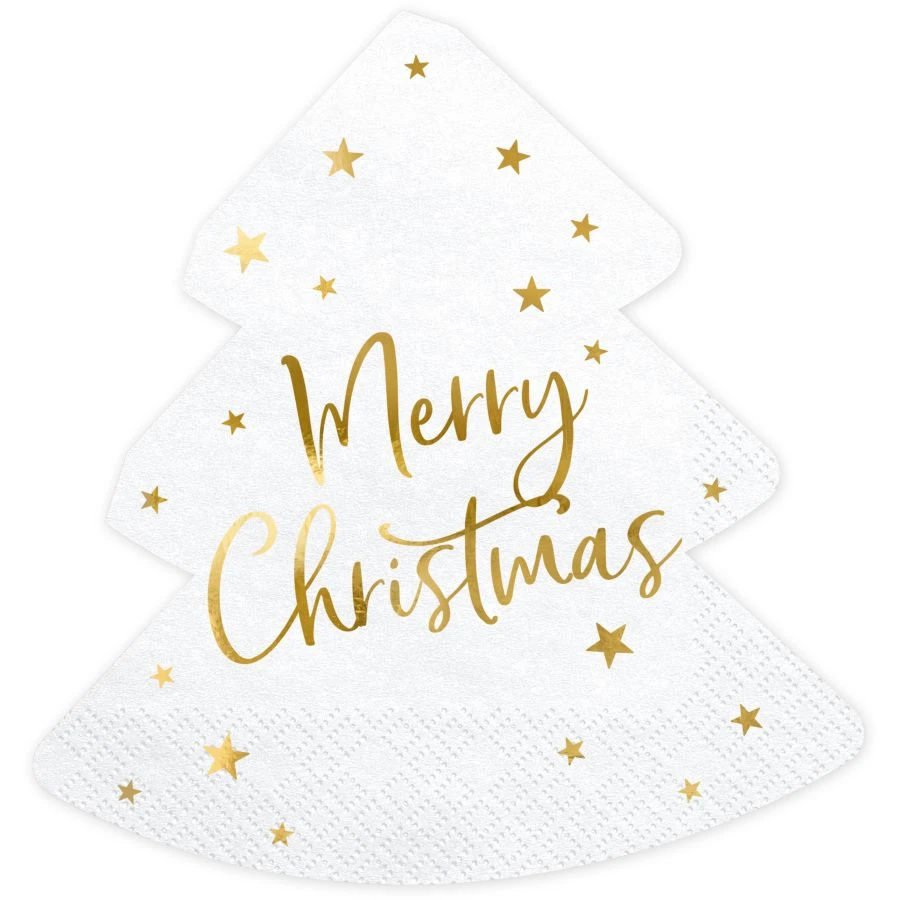 20 Tovaglioli Albero Di Natale 1 20 Tovaglioli Albero Di Natale