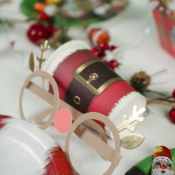 Meri-Meri 12 Occhiali Da Renna Di Natale - Cartone -Meri-Meri Outlet ceinture026