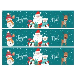 Contorni Per Torta Di Zucchero - Babbo Natale Verde