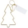 Ginger Ray 4 Segnaposto Albero Di Natale Dorato