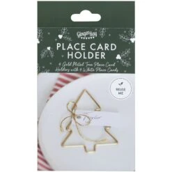 Ginger Ray 4 Segnaposto Albero Di Natale Dorato -Meri-Meri Outlet dore 03