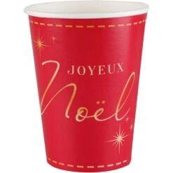 10 Bicchieri - Buon Natale Rosso