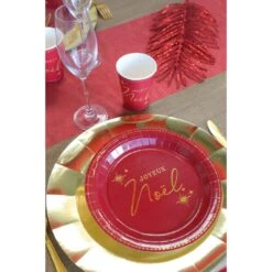 10 Bicchieri - Buon Natale Rosso -Meri-Meri Outlet goblets 03