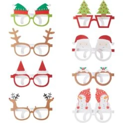 Ginger Ray 8 Occhiali Di Natale