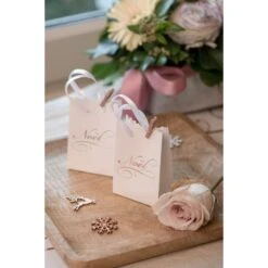 6 Sacchetti Regalo - C'era Una Volta Natale Bianco -Meri-Meri Outlet sacs 03