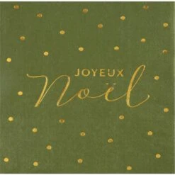 20 Tovaglioli Di Natale Verde